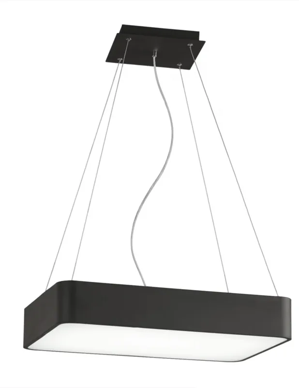 Rebajas Lámpara Suspensión Led Negra Alargada
