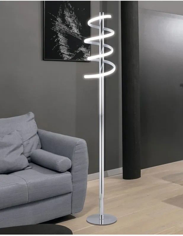 Lámpara de Pie Espiral Led A Buen Precio