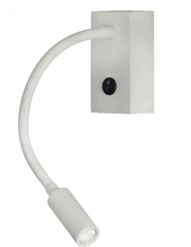Súper Precio Aplique con Lector Base Cuadrada Blanco