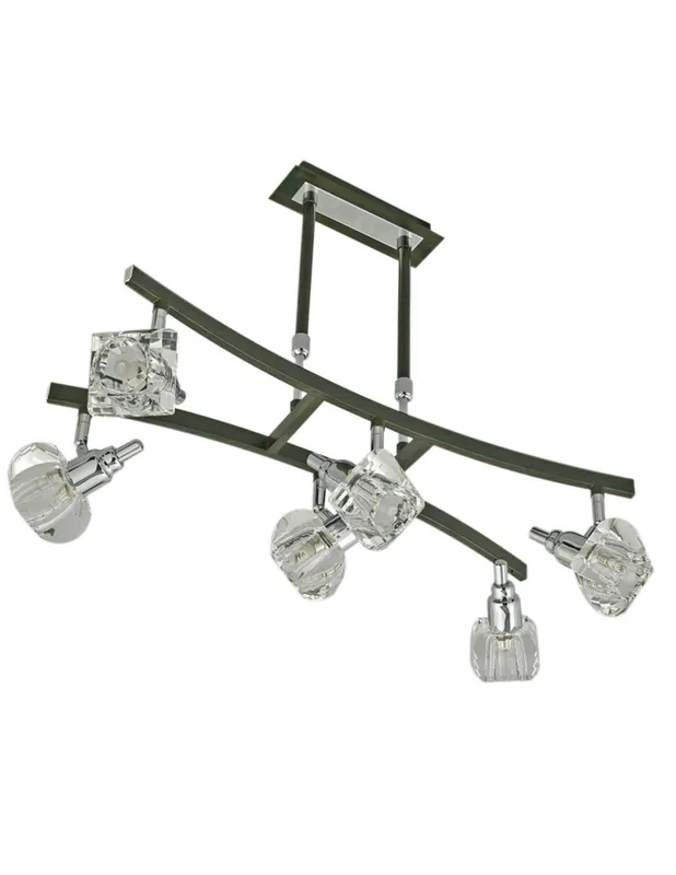 Lámpara 6 Luces Cristal K9 Liquidación