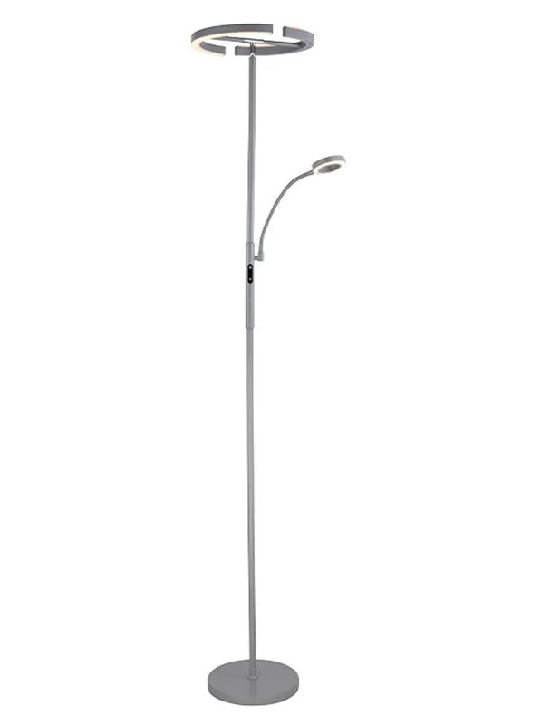 Rebajas Pie Rinconera Led Gris Articulable