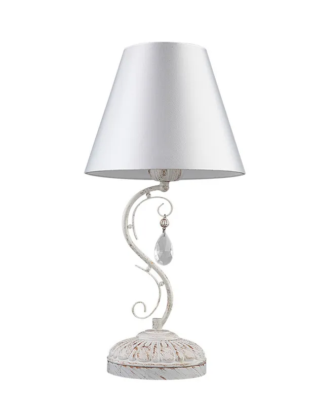Lámpara de Mesa Clematis Blanca y dorada Compra Ahora