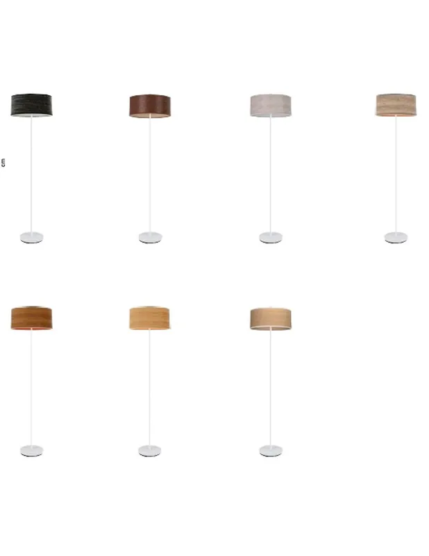 Tendencia Jerte Lámpara de Pie Cemento Gris Fabrilamp