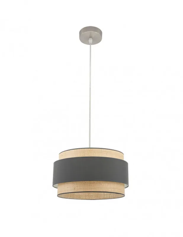 Kandy Lámpara Natural y Gris 30, 40, 50 ó 60 cm Lujoso