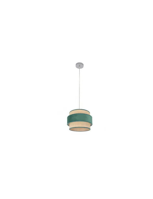 Lámpara Arpillera y Terciopelo Verde 30, 40, 50 ó 60 cm Imprescindible (Must-Have)