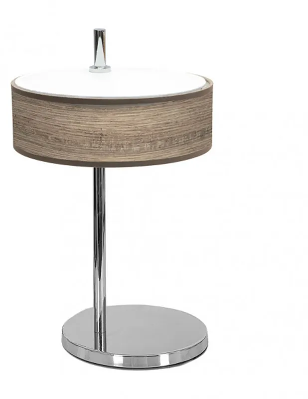 Oferta Haití Lámpara de Mesa Madera Gris