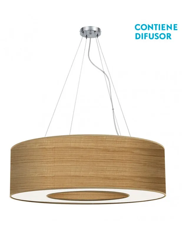 Haití Lámpara 50, 65 u 80 cm Madera Clara Premium