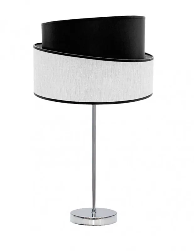 Hara Lámpara de Mesa Blanco y Negro 45 ó 66 cm Mejor Precio