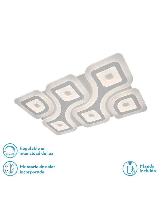 Garantía Incluida Plafón Led Rectangular
