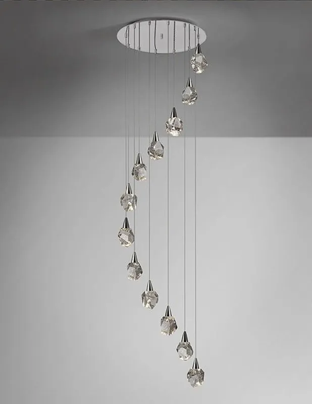 Lámpara de Techo 12 Luces AQUARIA Cromo Schuller Oferta Especial