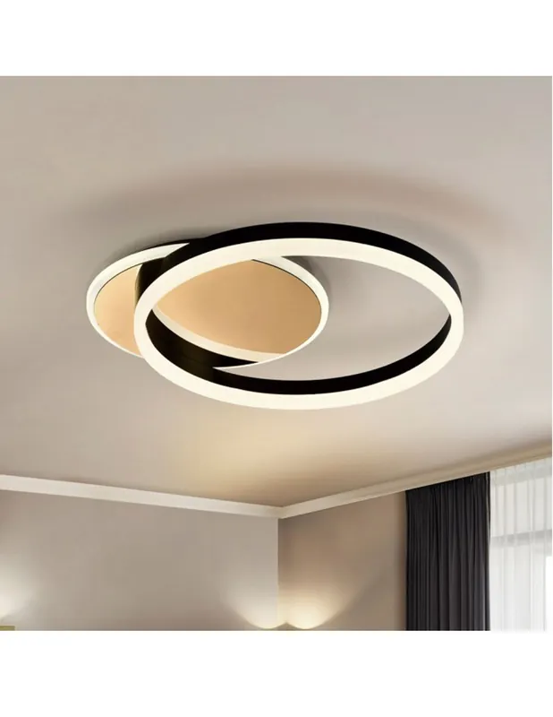 Plafón Schuller Oriel Oro/Negro Comprar En Línea