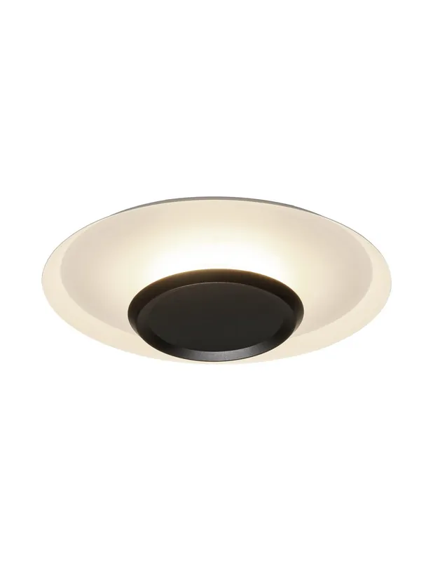 Pago Seguro Tina Plafón Blanco y Negro 56 CM de Mantra