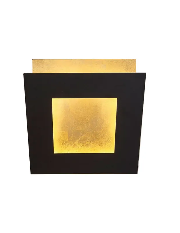 Precio De Oferta Mantra Dalia Aplique Negro Oro 18 cm
