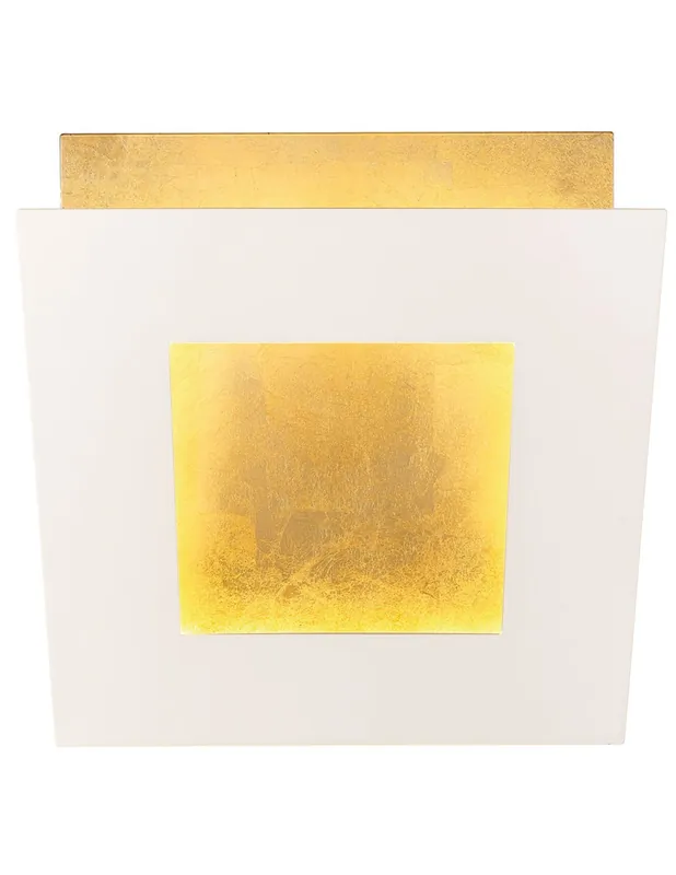 Precio Rebajado Mantra Dalia Aplique Blanco Oro 40 cm