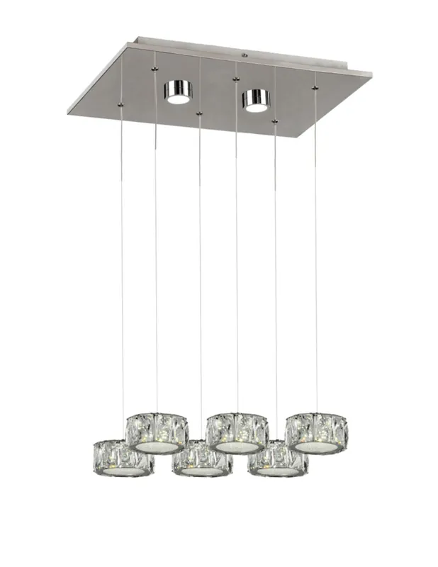 De Moda Lámpara Led Cristal Facetado