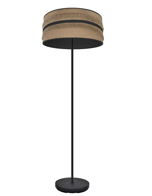 Lámpara de Pie Pantalla Saco-Negro Compra Ahora