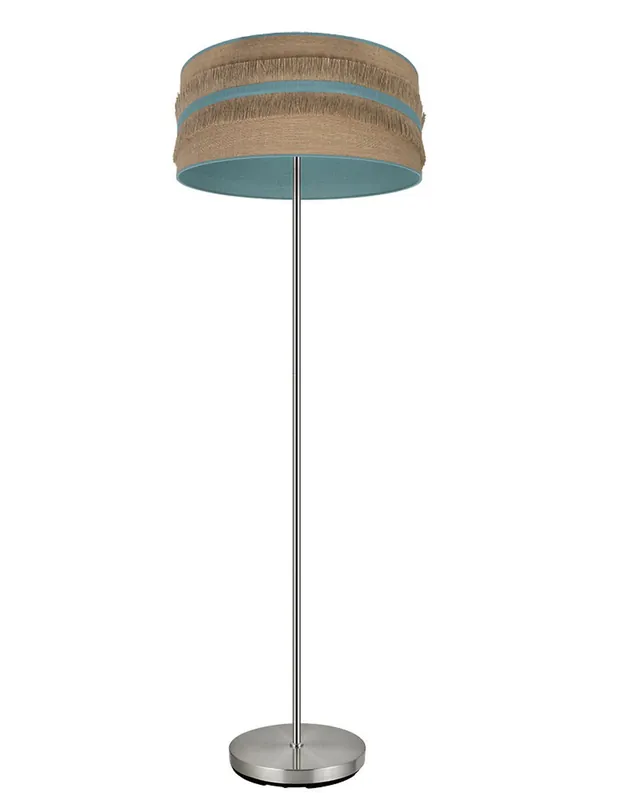 Oferta Flash Iluminación de Suelo con Pantalla Saco-Turquesa