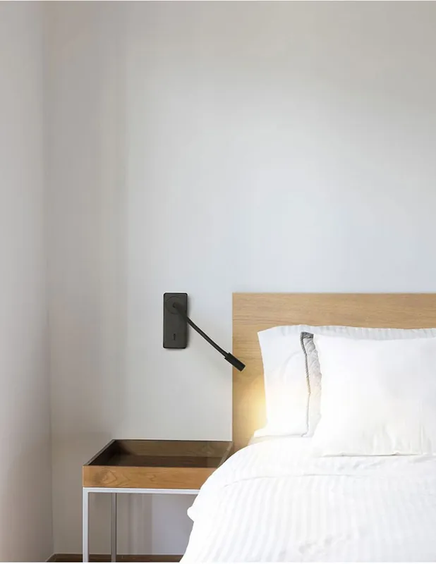 Aplique Cabecero Hotel Negro Hecho A Mano