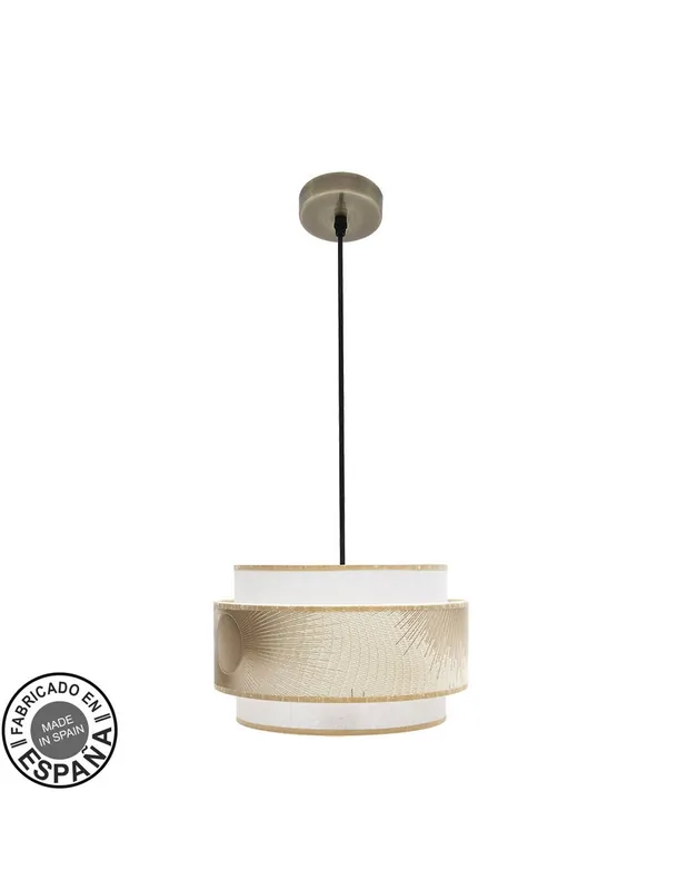 Lámpara de Techo Nepal Blanco Oro Barato