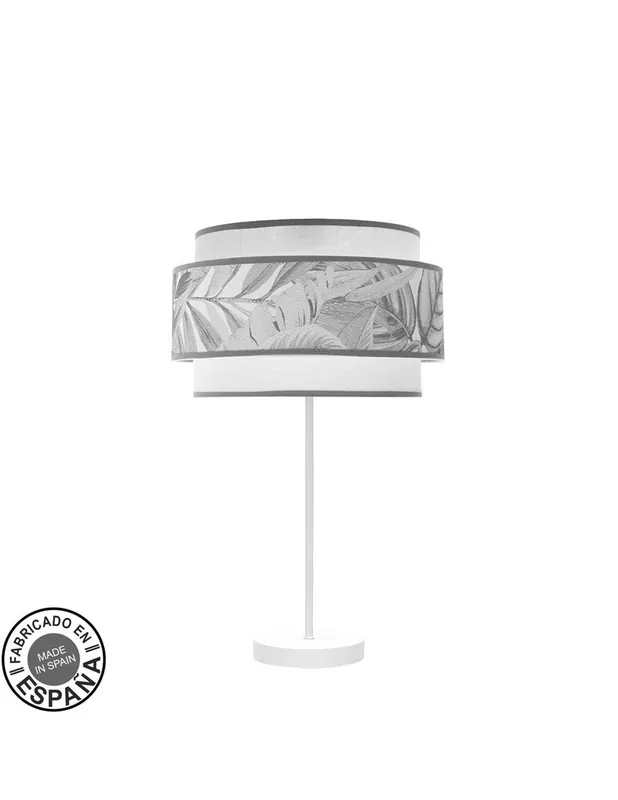 Camerún Rinconera Blanca Pantalla Blanca/Gris A Buen Precio