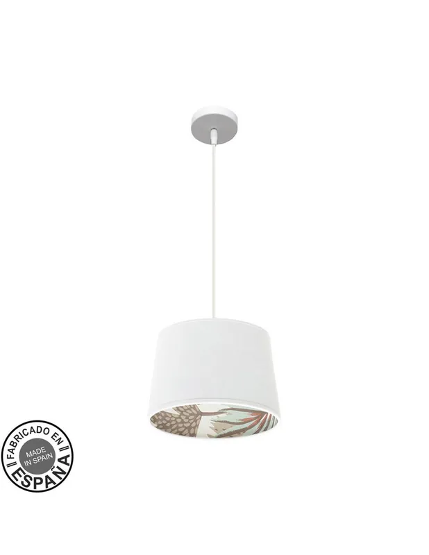 Túnez lámpara de Techo Blanco Interior Estampado Liquidación