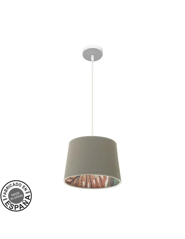 Disponible Ahora Lámpara de Techo Túnez Topo Interior Estampado