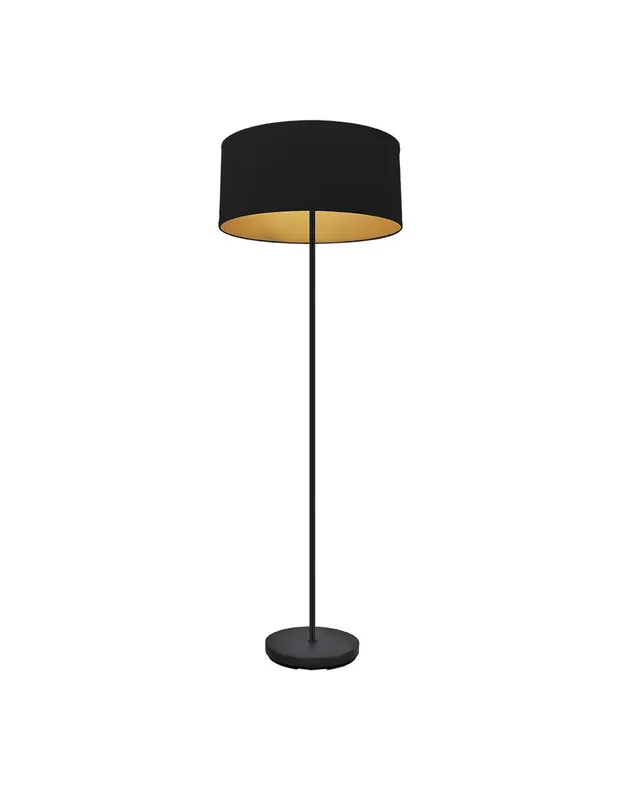 Pie de Salón Anuska Pantalla Negro-Oro Solo Hoy