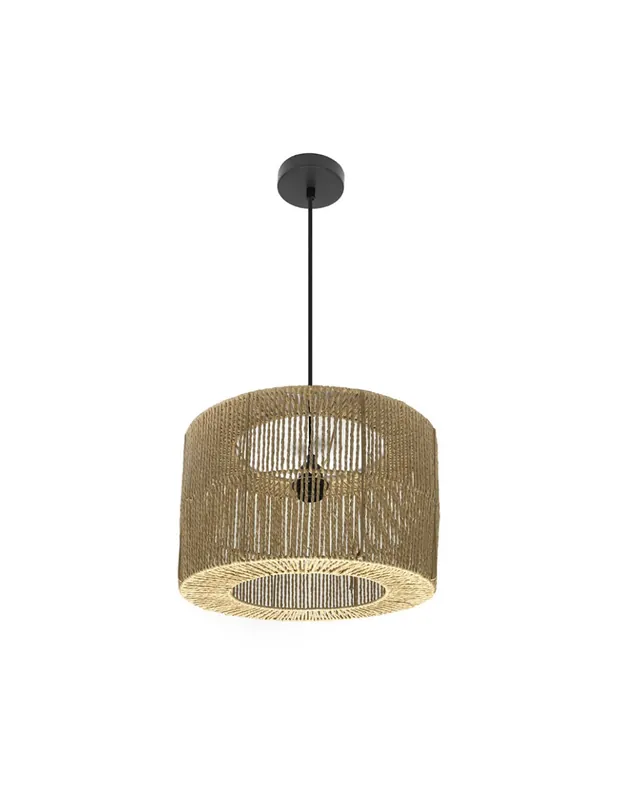 Pescara Luminaria de 38 CM Cuerda Natural Disponible Ahora