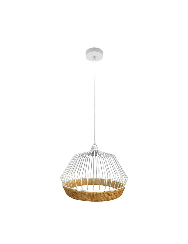 Hugo Lámparas de Techo Blanca y Natural Gran Oferta