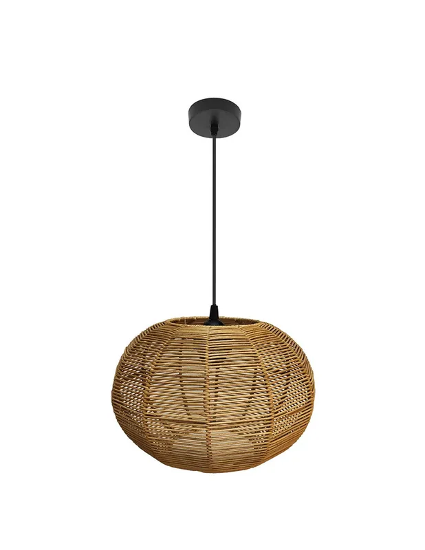 Kepa Lámpara de Techo Negro Natural Premium