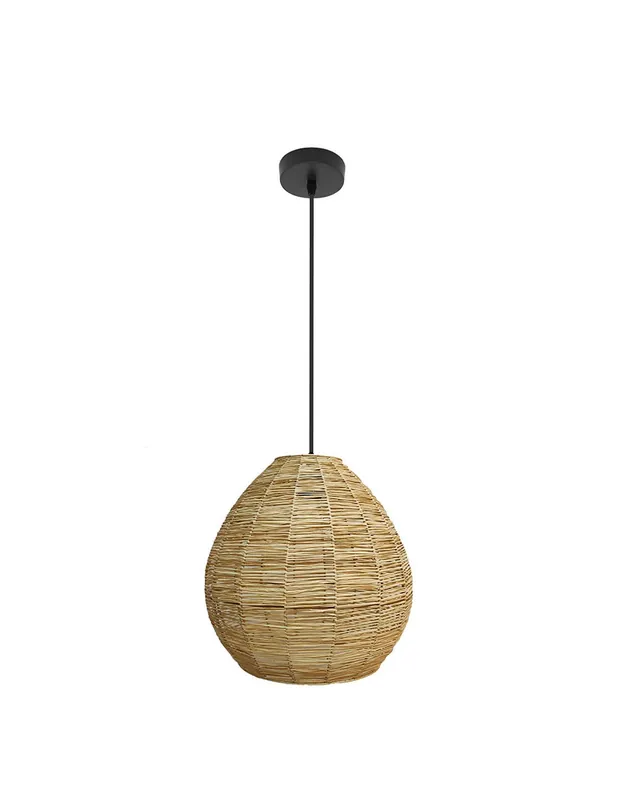 Precio Reducido Vitox Lámpara de Metal y Vegetal Marino Trenzado