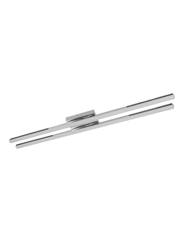 Plafón Led Cromo con Protección IP 44 De Moda