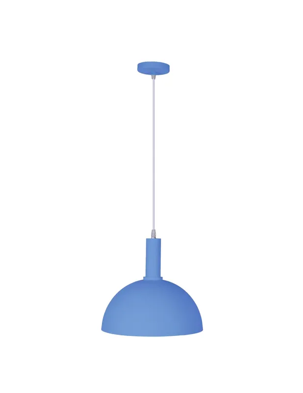 Descuento Lámpara Colgante Metal de 30 Azul