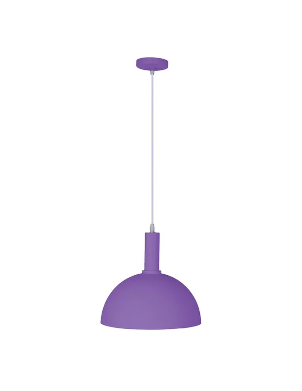 Garantía Incluida Lámpara Colgante Metal de 30 Lila
