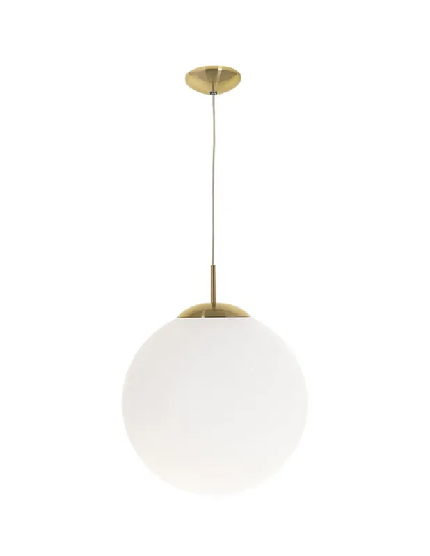 Oferta Especial Lámpara Colgante Bola 30 Montura Cuero