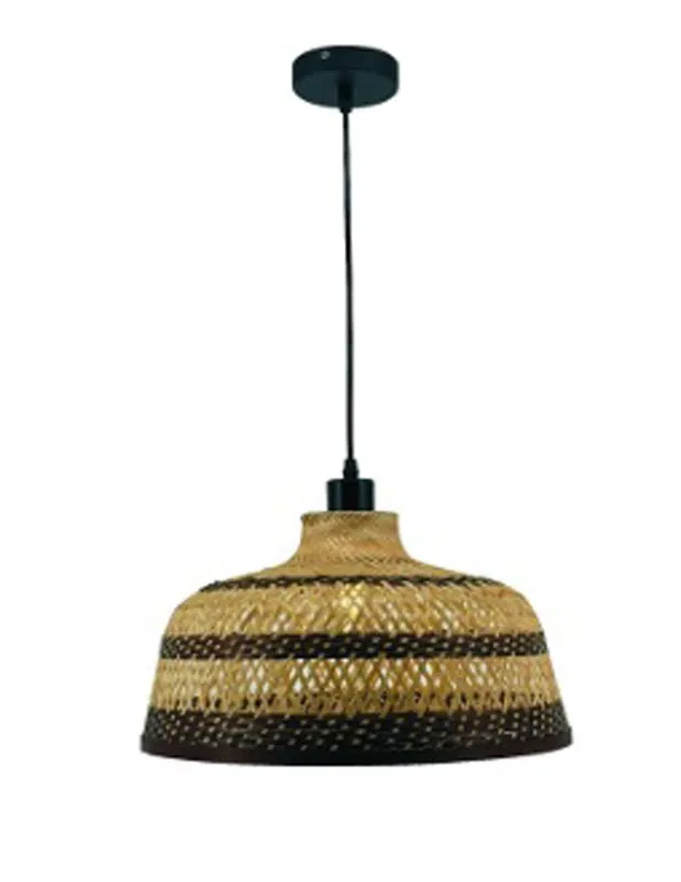 Lámpara Colgante 40CM Ratán Marrón Natural Envío Internacional