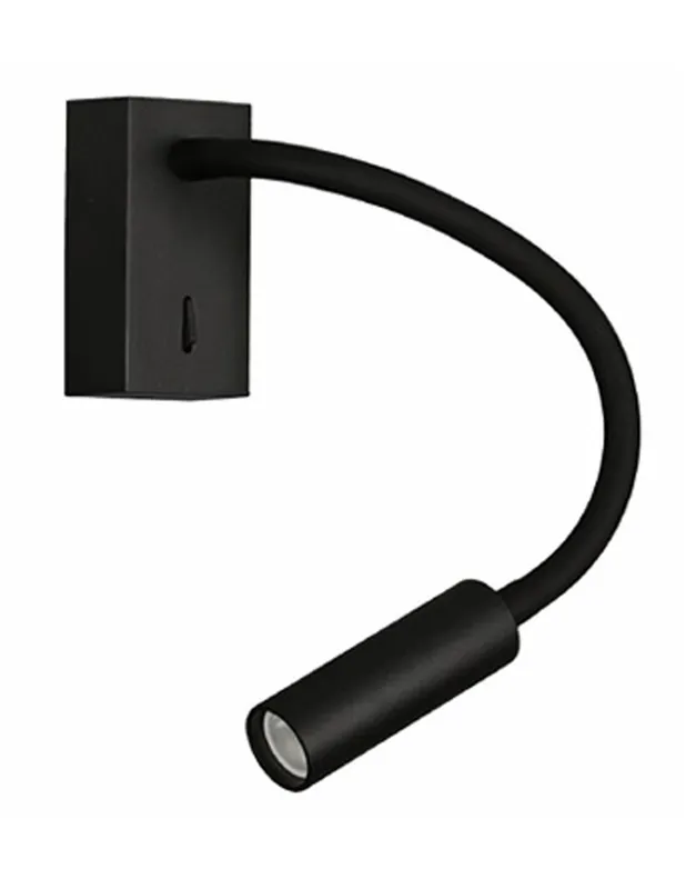 Súper Precio Aplique Manguito Led Negro Bombilla Sustituible