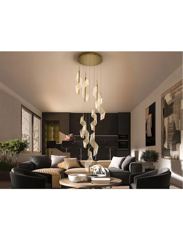 Velas Lámpara 9 Luces Oro Dimable Schuller Imprescindible (Must-Have)