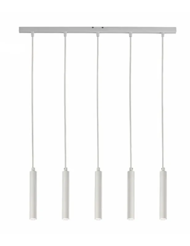 Oferta Limitada Lámpara de Techo Lineal con 5 Cilindros 35 cm para Bombilla