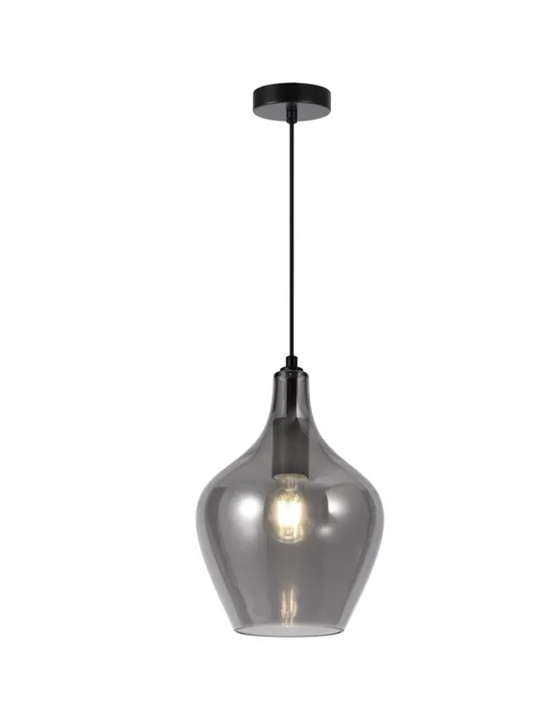 Lámpara Colgante Cristal Fumé Precio Reducido