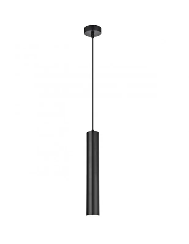 Lámpara Colgante Cilindro Negro 35 cm Disponible Ahora