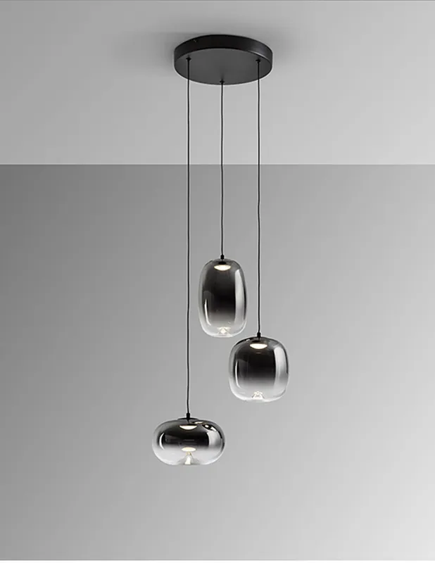 Disponible Ahora Onice Lámpara 3 Luces Smoke Schuller