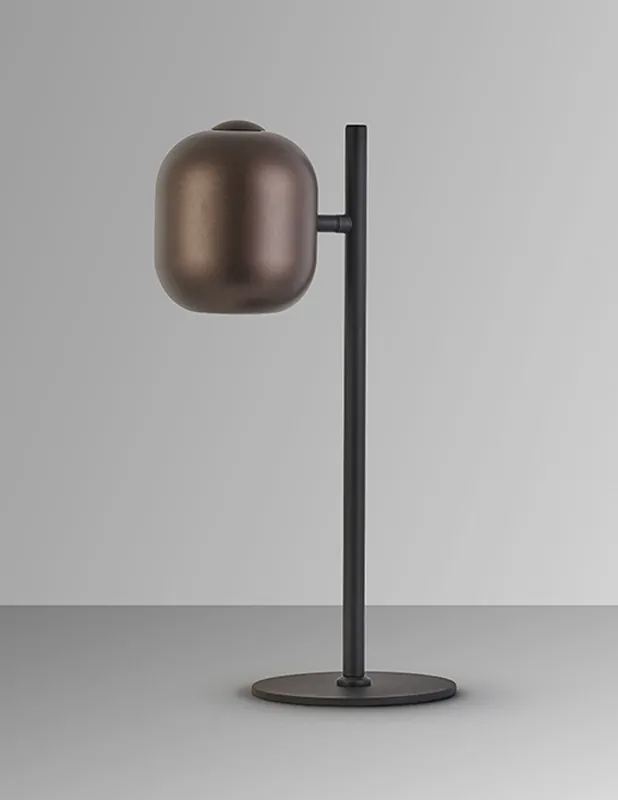 Precio De Oferta Lámpara de Mesa Nimes Negro Marron