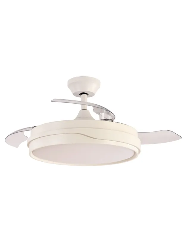 Ventilador Diseño Barato Blanco Artesanal
