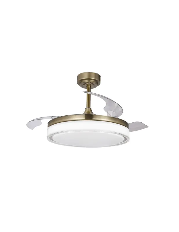 Ventilador Led Tricolor Regulable Cuero Envío Gratis