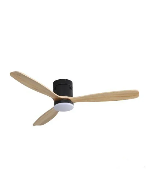 Ventilador de Techo Negro Madera poca Altura Precio De Fábrica