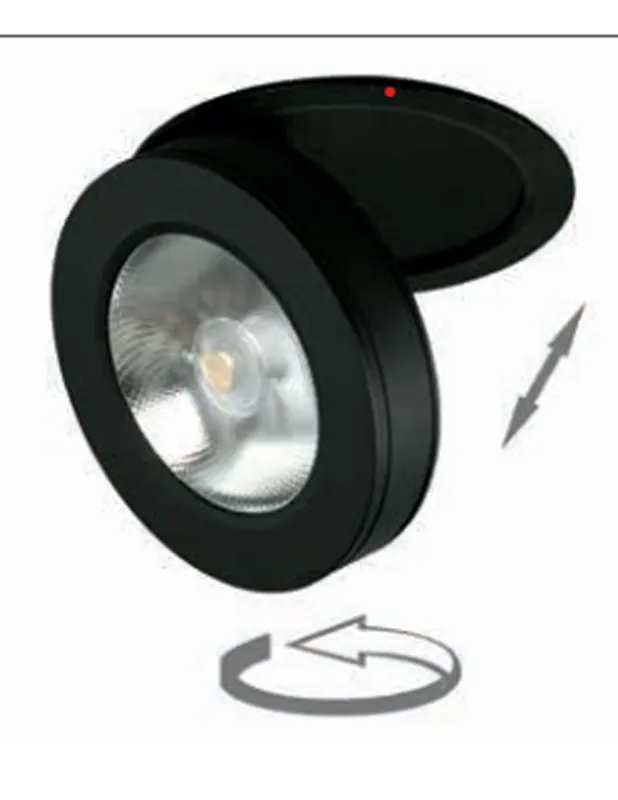 Premium Empotrable Negro Integrado Basculante