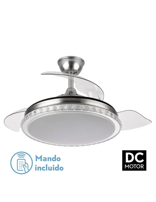 Biliku Fabrilamp Ventilador 72W Aspas Desplegables Precio Bajo