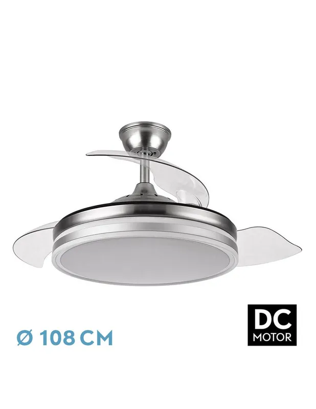 Gran Oferta Bayomo Ventilador Níquel 4 Aspas DC