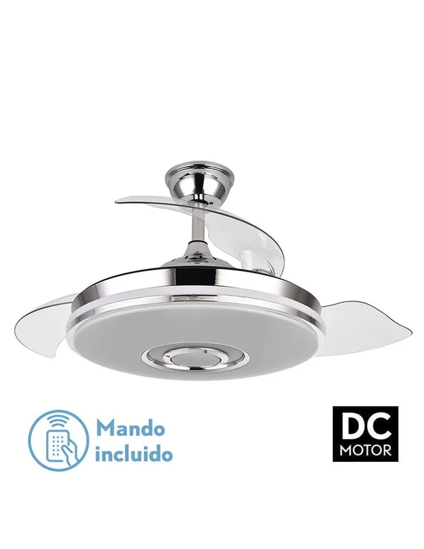 Noto Fabrilamp Ventilador RGB Bluetooth y Altavoz Ordenar Ahora Mismo